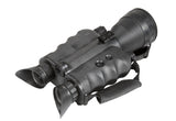 AGM FoxBat-5 NW2i Night Vision Bi-Ocular 5x Gen 2+ "White Phosphor Level 2" with Sioux850 Long-Range Infrared Illuminator