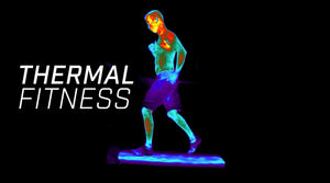 What does running on a treadmill look like with FLIR?