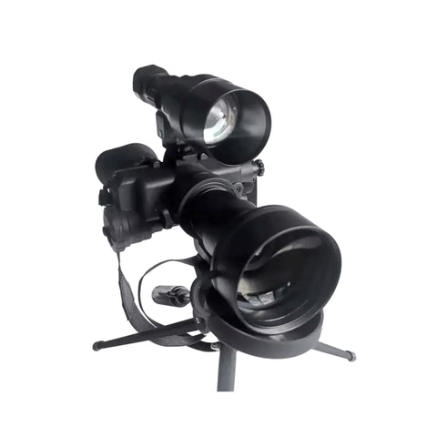 AGM FoxBat-5 NL2i Night Vision Bi-Ocular 5x Gen 2+ Level 2 with Sioux850 Long-Range Infrared Illuminator