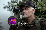 Guide TE210S AMOLED display showing a clear thermal image