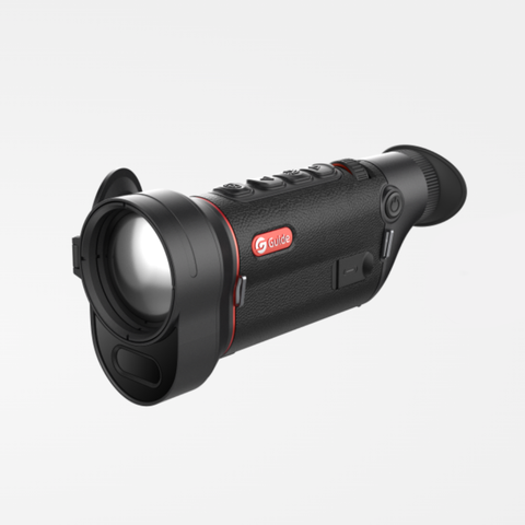 Rugged outdoor thermal monocular with smart recording features