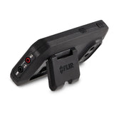 FLIR DM266 thermal imaging multimeter standing upright on its kickstand