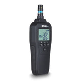 FLIR EM57 thermo-hygrometer three-quarter view of the display and controls