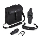 FLIR EV86-T2 EV charger analyzer kit contents with carry case, adaptor and test leads