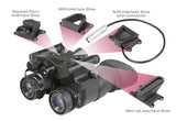 AGM NVG-50 NL1i Dual Tube Night Vision Goggle/Binocular 51 degree FOV Gen 2+ "Level 1"