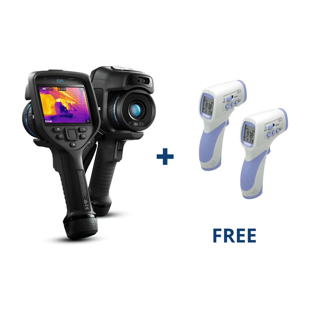 FLIR E95 Thermal Inspection Camera + 2 Free IR200 Thermometers – GoThermal