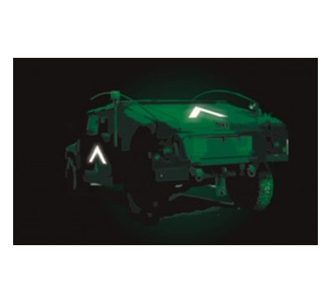 InfraRed Vehicle 'V' Marker Stickers - GoThermal