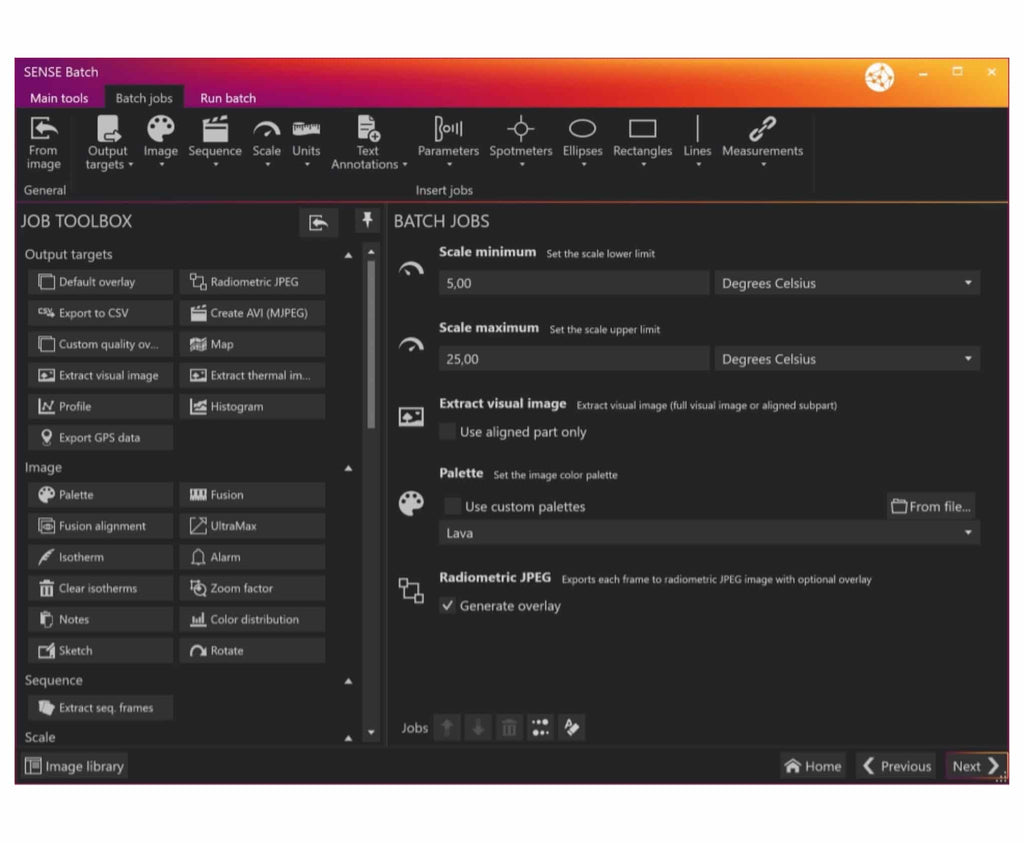 SENSE Batch Thermal Imaging Editing Software | GoThermal