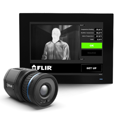 INTEGRATED SYSTEM TO DETECT ELEVATED SKIN TEMPERATURE FLIR A700-EST™ IS MODEL: SINGLE-HEAD REMOTE INTEGRATED EST SCREENING